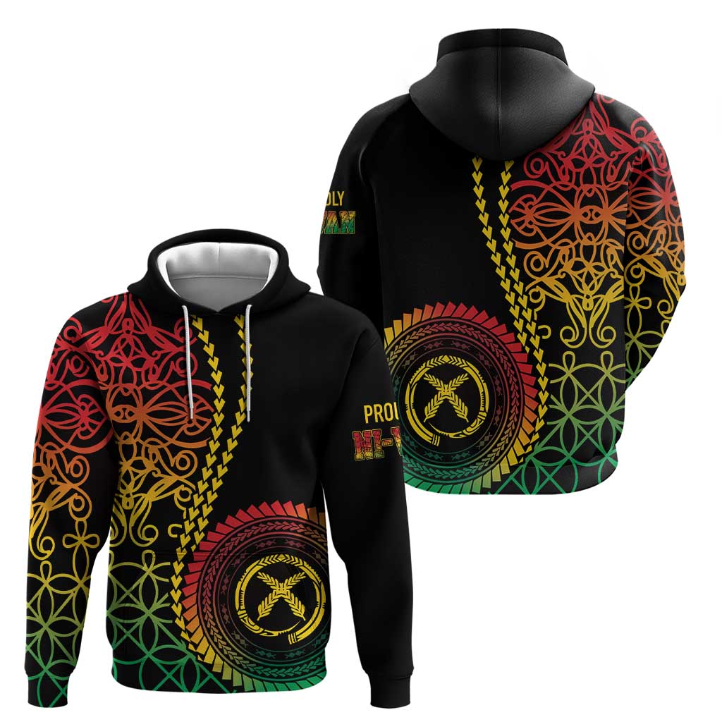 Proudly Ni-Van Sandroing Inspired Classic Style Zip Hoodie LT7 - Polynesian Pride