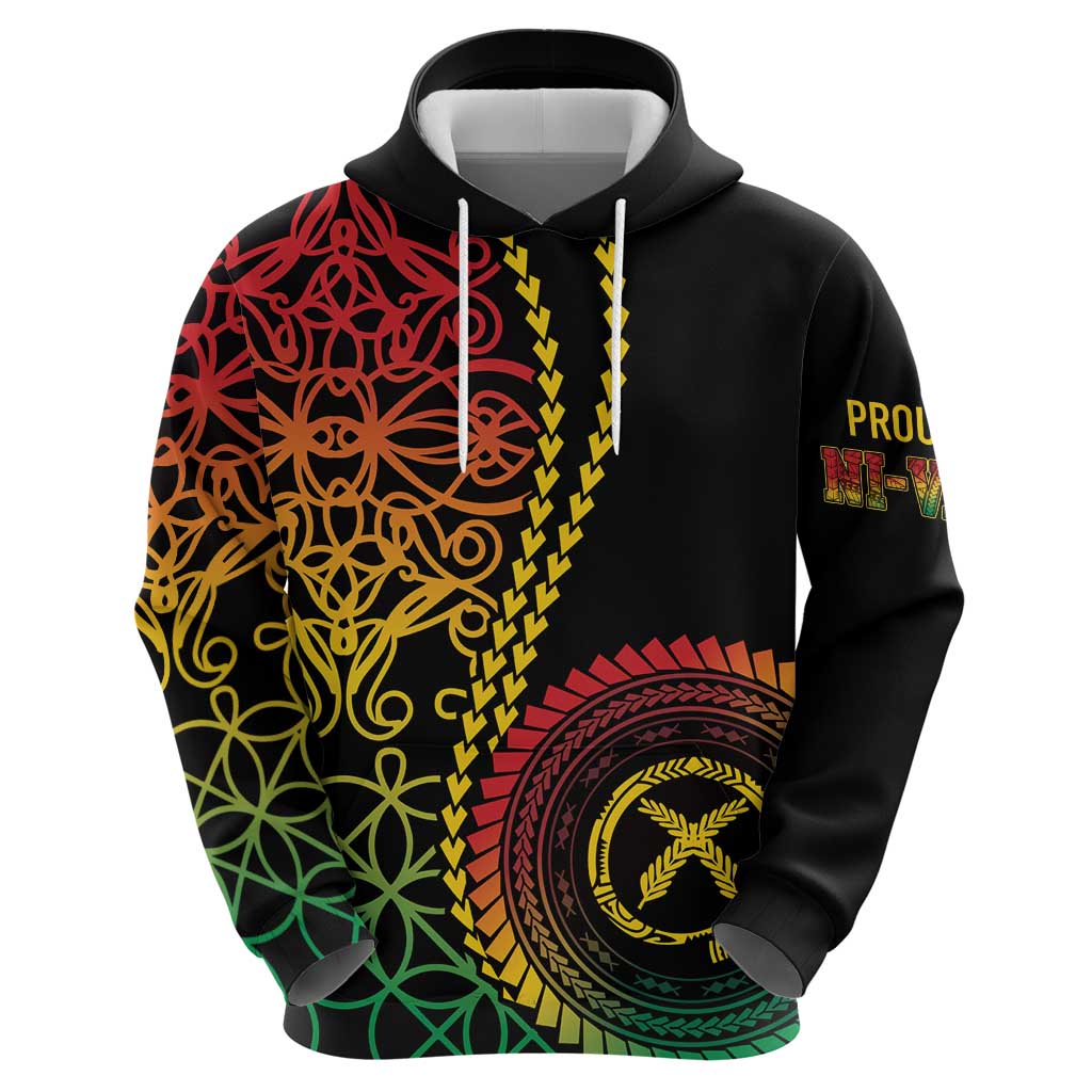 Proudly Ni-Van Sandroing Inspired Classic Style Zip Hoodie LT7 - Polynesian Pride