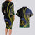 Proudly Ni-Van Sandroing Inspired Couples Matching Long Sleeve Bodycon Dress and Hawaiian Shirt Malampa Classic Style