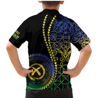 Proudly Ni-Van Sandroing Inspired Family Matching Mermaid Dress and Hawaiian Shirt Malampa Classic Style LT7 - Polynesian Pride
