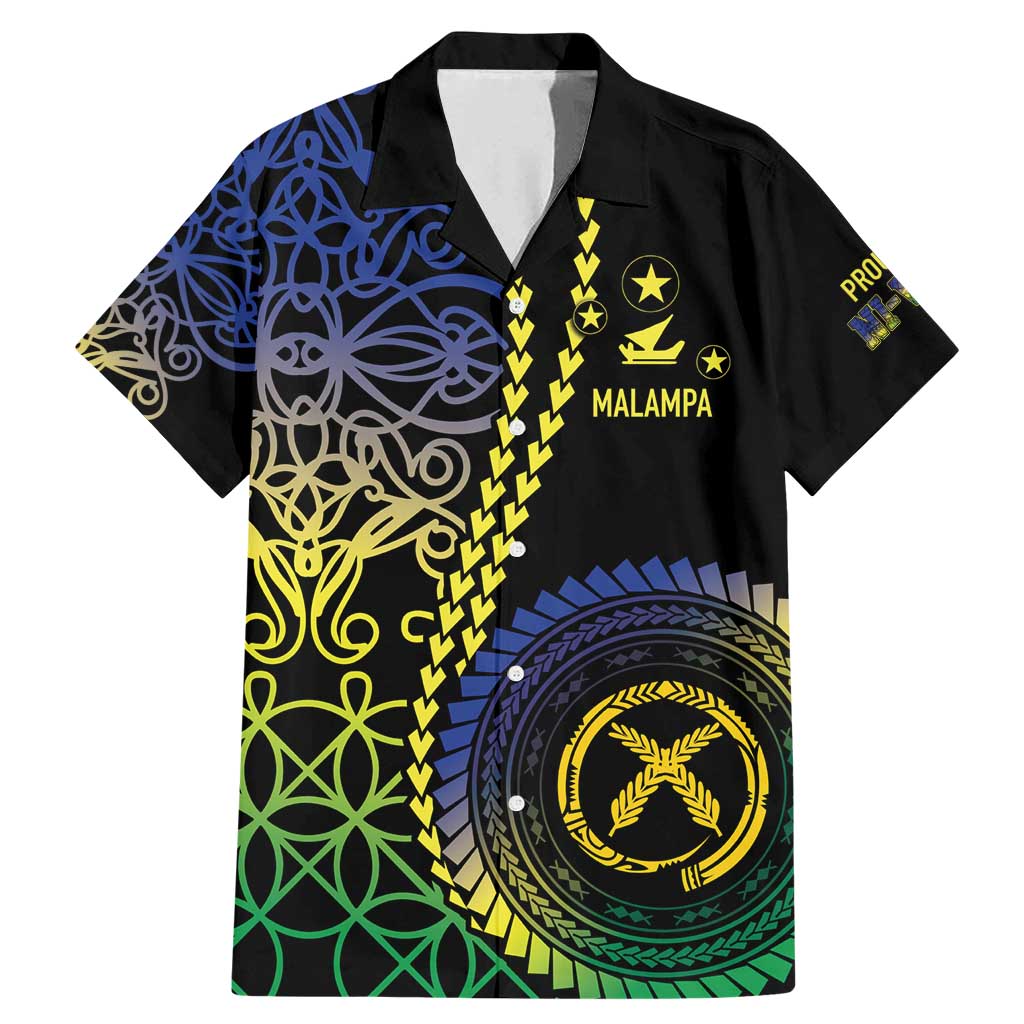 Proudly Ni-Van Sandroing Inspired Family Matching Mermaid Dress and Hawaiian Shirt Malampa Classic Style LT7 Dad's Shirt - Short Sleeve Colorful - Polynesian Pride