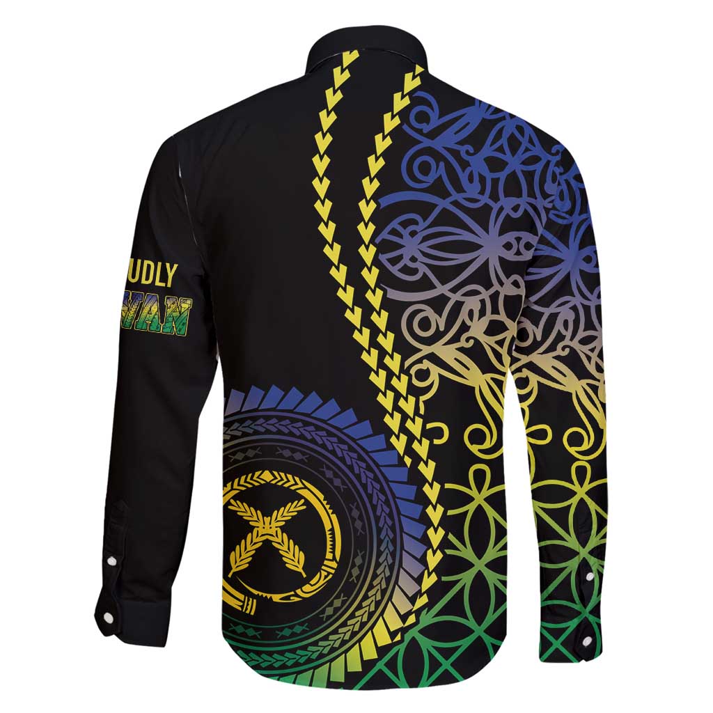 Proudly Ni-Van Sandroing Inspired Family Matching Off Shoulder Short Dress and Hawaiian Shirt Malampa Classic Style LT7 - Polynesian Pride