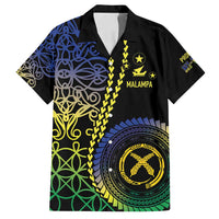 Proudly Ni-Van Sandroing Inspired Family Matching Summer Maxi Dress and Hawaiian Shirt Malampa Classic Style LT7 Dad's Shirt - Short Sleeve Colorful - Polynesian Pride