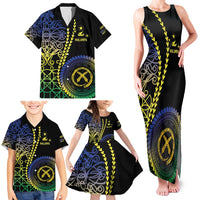 Proudly Ni-Van Sandroing Inspired Family Matching Tank Maxi Dress and Hawaiian Shirt Malampa Classic Style