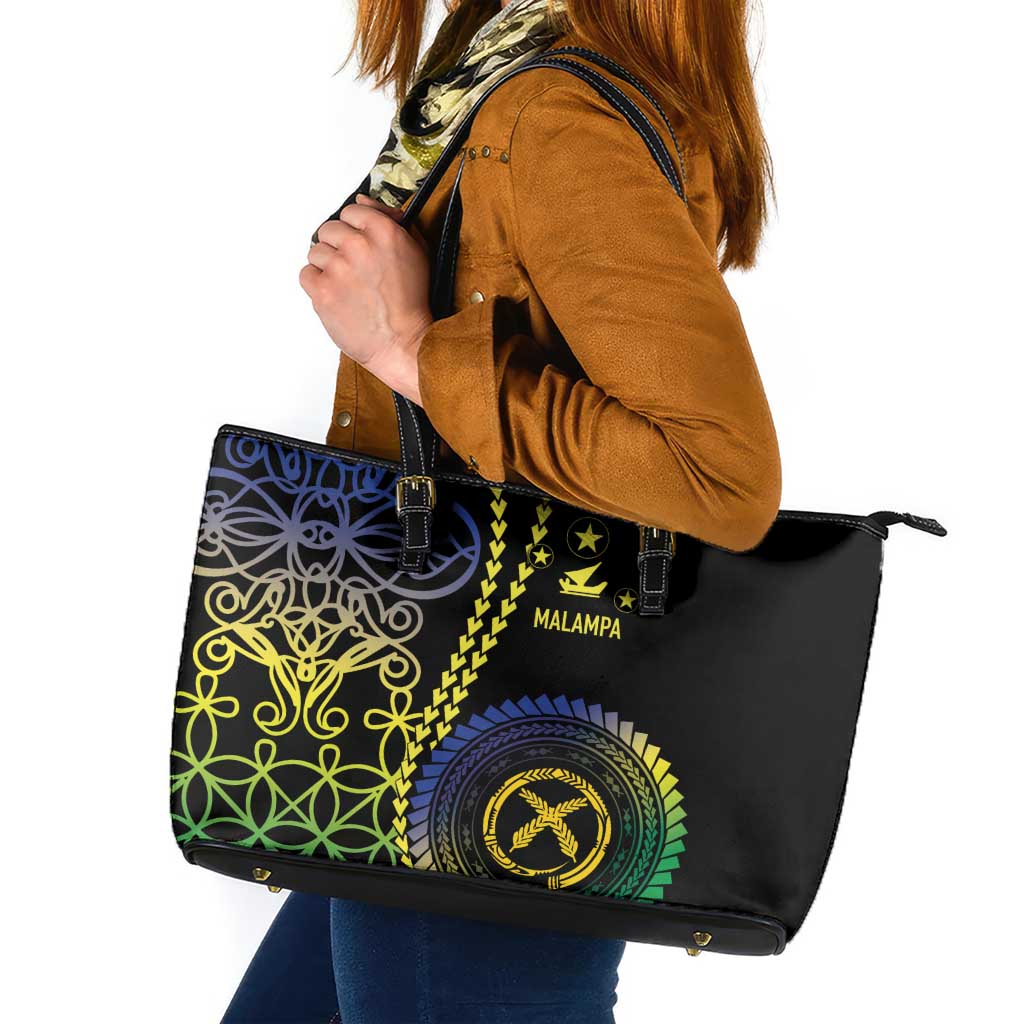 Proudly Ni-Van Sandroing Inspired Leather Tote Bag Malampa Classic Style