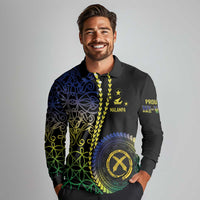 Proudly Ni-Van Sandroing Inspired Long Sleeve Polo Shirt Malampa Classic Style