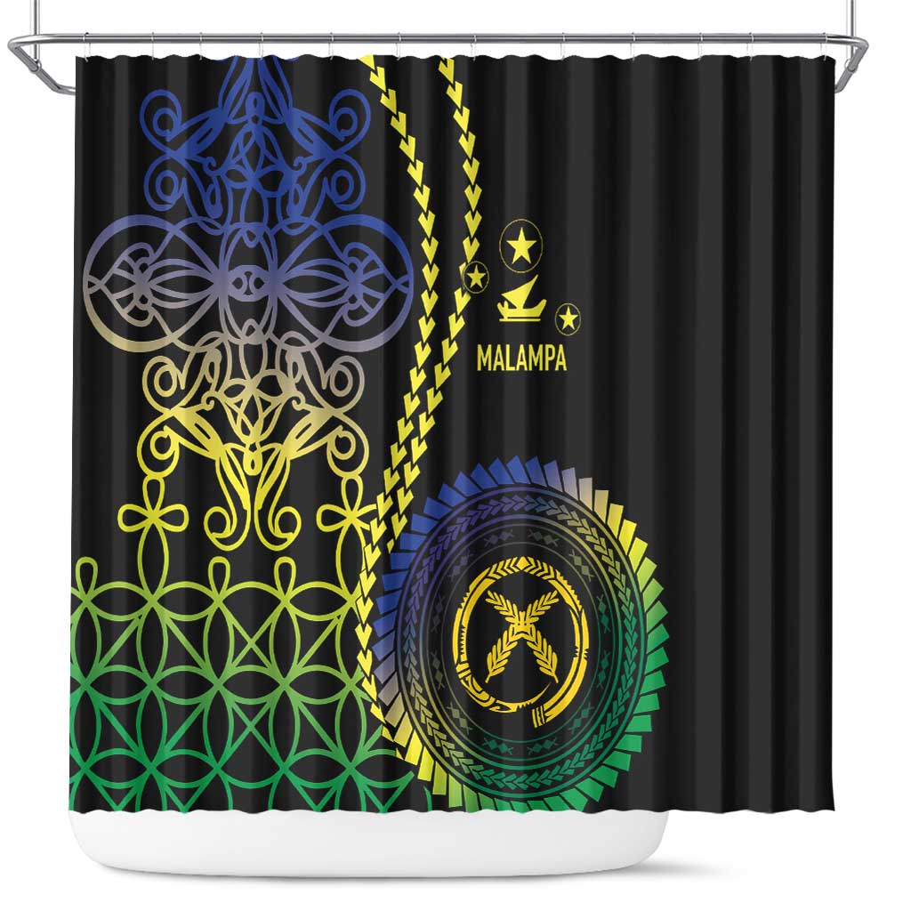 Proudly Ni-Van Sandroing Inspired Shower Curtain Malampa Classic Style