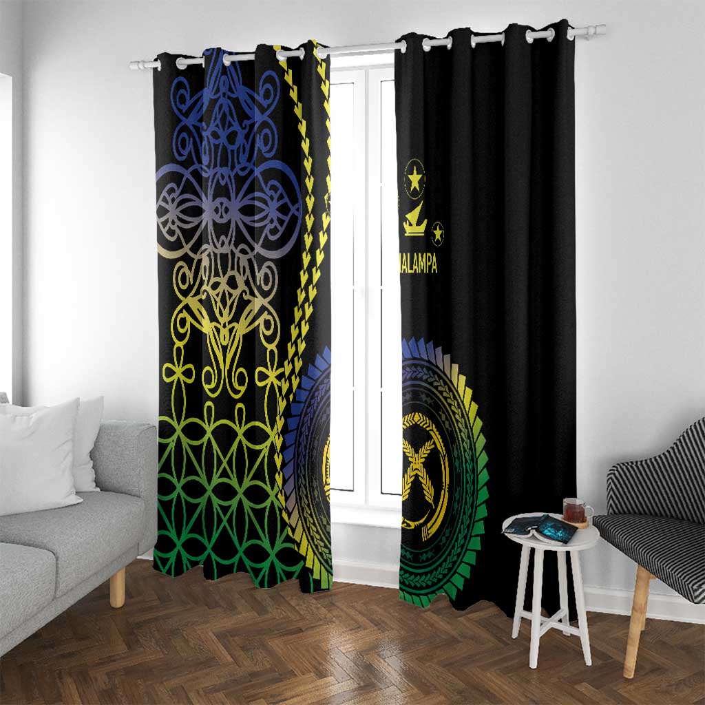 Proudly Ni-Van Sandroing Inspired Window Curtain Malampa Classic Style