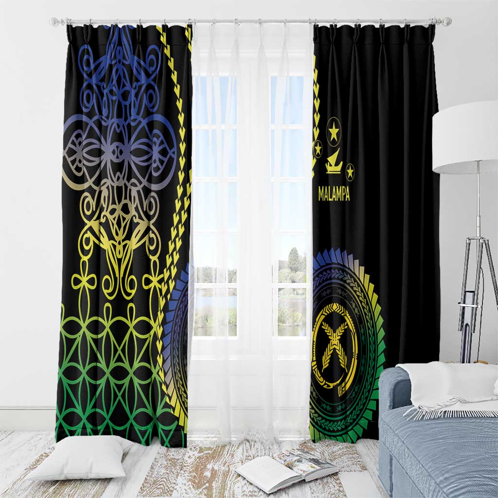 Proudly Ni-Van Sandroing Inspired Window Curtain Malampa Classic Style