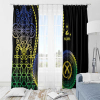 Proudly Ni-Van Sandroing Inspired Window Curtain Malampa Classic Style