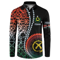 Proudly Ni-Van Sandroing Inspired Button Sweatshirt Penama Classic Style LT7 Colorful - Polynesian Pride