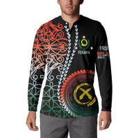 Proudly Ni-Van Sandroing Inspired Button Sweatshirt Penama Classic Style LT7 - Polynesian Pride