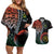 Proudly Ni-Van Sandroing Inspired Couples Matching Off Shoulder Short Dress and Hawaiian Shirt Penama Classic Style