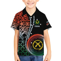 Proudly Ni-Van Sandroing Inspired Family Matching Long Sleeve Bodycon Dress and Hawaiian Shirt Penama Classic Style LT7 Son's Shirt Colorful - Polynesian Pride