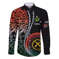 Proudly Ni-Van Sandroing Inspired Family Matching Off The Shoulder Long Sleeve Dress and Hawaiian Shirt Penama Classic Style