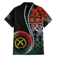 Proudly Ni-Van Sandroing Inspired Family Matching Off Shoulder Short Dress and Hawaiian Shirt Penama Classic Style LT7 - Polynesian Pride