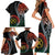 Proudly Ni-Van Sandroing Inspired Family Matching Short Sleeve Bodycon Dress and Hawaiian Shirt Penama Classic Style