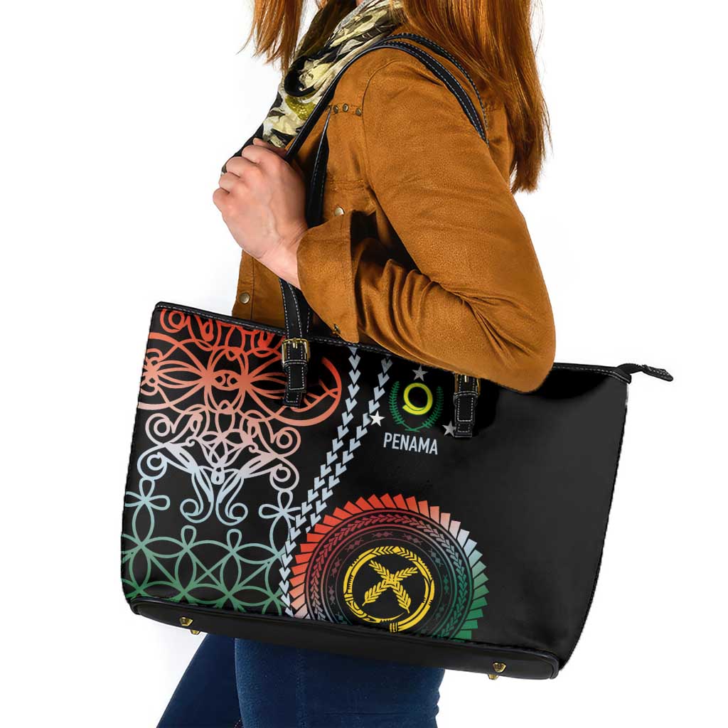 Proudly Ni-Van Sandroing Inspired Leather Tote Bag Penama Classic Style