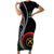 Proudly Ni-Van Sandroing Inspired Short Sleeve Bodycon Dress Penama Classic Style