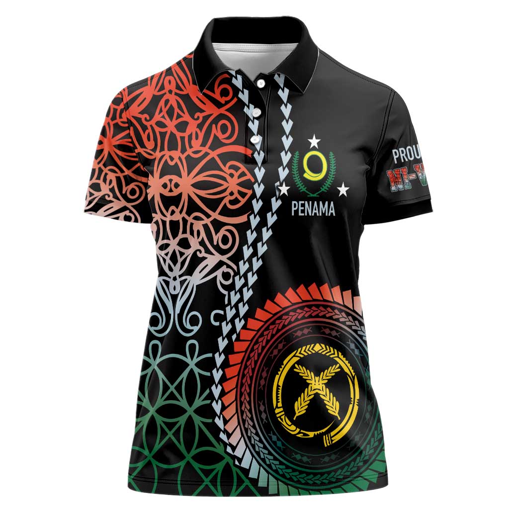 Proudly Ni-Van Sandroing Inspired Women Polo Shirt Penama Classic Style