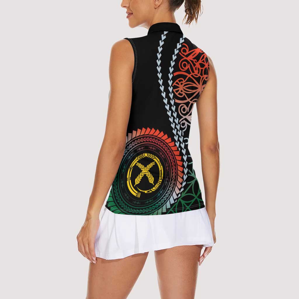 Proudly Ni-Van Sandroing Inspired Women Sleeveless Polo Shirt Penama Classic Style