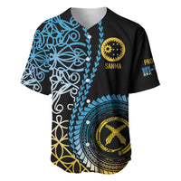 Proudly Ni-Van Sandroing Inspired Baseball Jersey Sanma Classic Style LT7 Colorful - Polynesian Pride