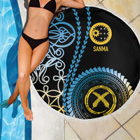Proudly Ni-Van Sandroing Inspired Beach Blanket Sanma Classic Style