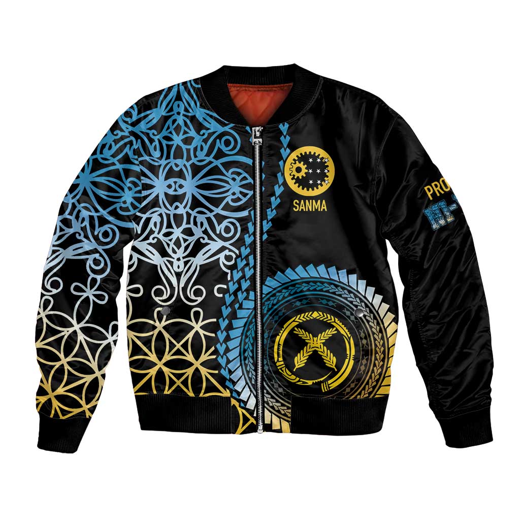 Proudly Ni-Van Sandroing Inspired Bomber Jacket Sanma Classic Style LT7 Unisex Colorful - Polynesian Pride