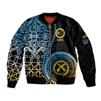 Proudly Ni-Van Sandroing Inspired Bomber Jacket Sanma Classic Style LT7 Unisex Colorful - Polynesian Pride