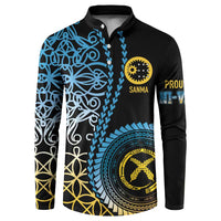 Proudly Ni-Van Sandroing Inspired Button Sweatshirt Sanma Classic Style LT7 Colorful - Polynesian Pride