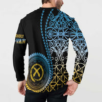 Proudly Ni-Van Sandroing Inspired Button Sweatshirt Sanma Classic Style LT7 - Polynesian Pride
