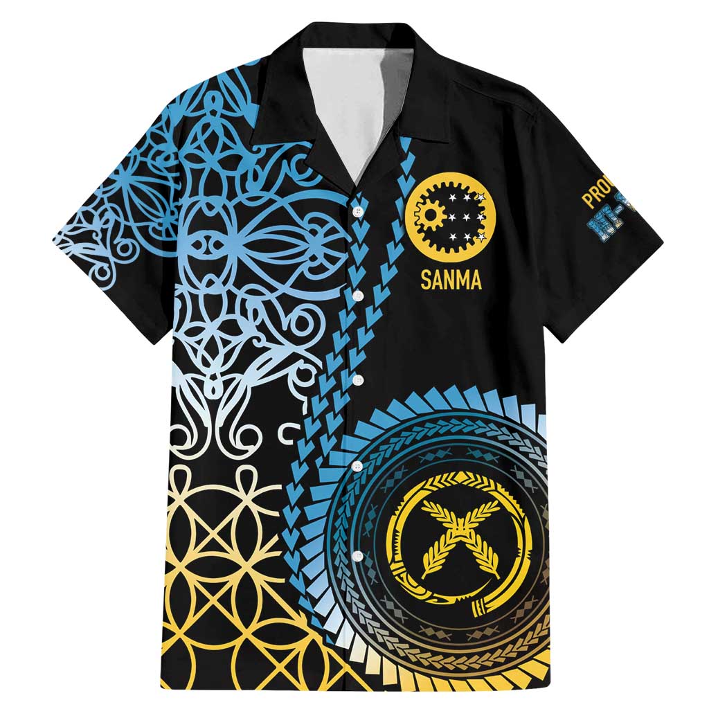 Proudly Ni-Van Sandroing Inspired Family Matching Mermaid Dress and Hawaiian Shirt Sanma Classic Style LT7 Dad's Shirt - Short Sleeve Colorful - Polynesian Pride