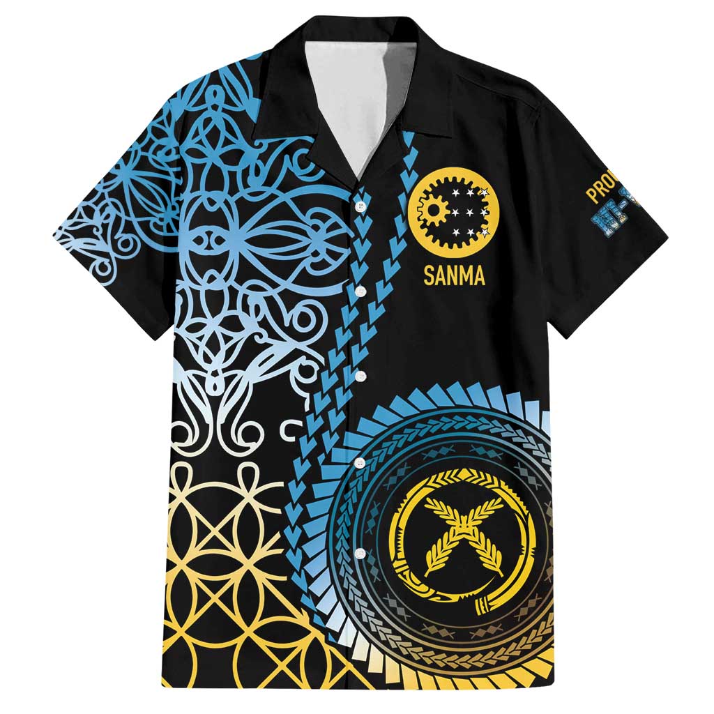 Proudly Ni-Van Sandroing Inspired Family Matching Off Shoulder Maxi Dress and Hawaiian Shirt Sanma Classic Style LT7 Dad's Shirt - Short Sleeve Colorful - Polynesian Pride