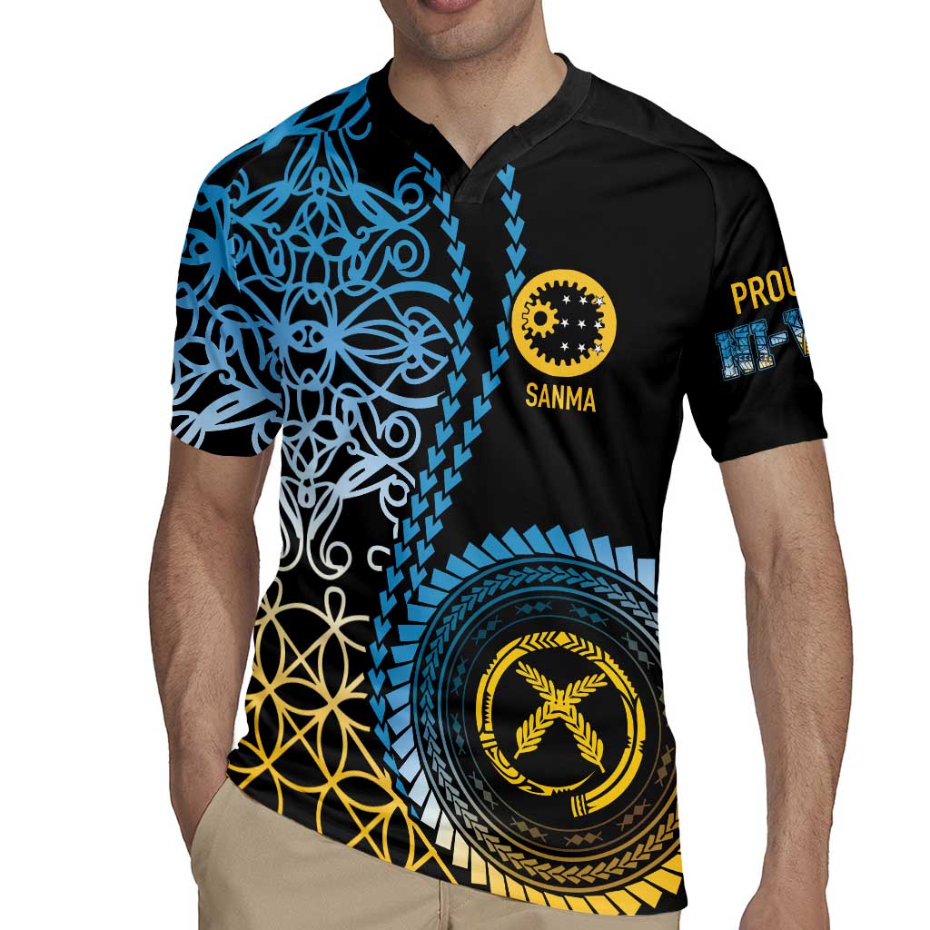 Proudly Ni-Van Sandroing Inspired Rugby Jersey Sanma Classic Style LT7 - Polynesian Pride