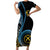 Proudly Ni-Van Sandroing Inspired Short Sleeve Bodycon Dress Sanma Classic Style