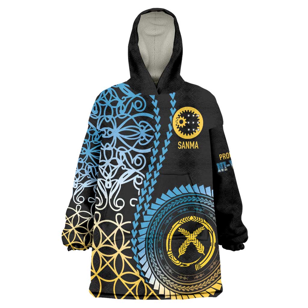 Proudly Ni-Van Sandroing Inspired Wearable Blanket Hoodie Sanma Classic Style