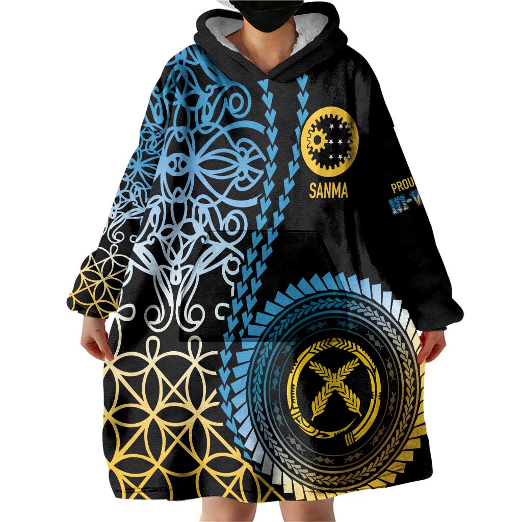 Proudly Ni-Van Sandroing Inspired Wearable Blanket Hoodie Sanma Classic Style