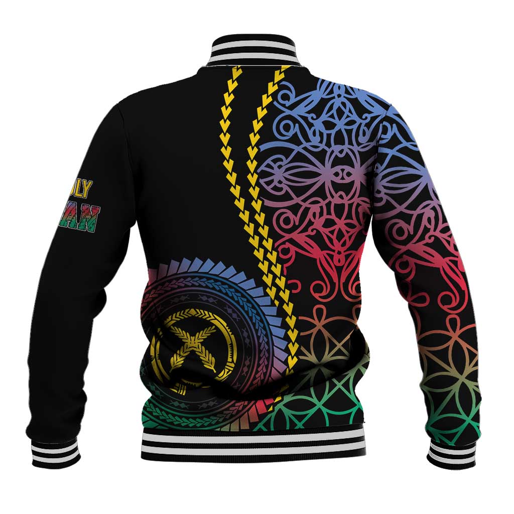 Proudly Ni-Van Sandroing Inspired Baseball Jacket Shefa Classic Style LT7 - Polynesian Pride