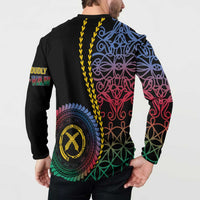Proudly Ni-Van Sandroing Inspired Button Sweatshirt Shefa Classic Style LT7 - Polynesian Pride