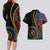 Proudly Ni-Van Sandroing Inspired Couples Matching Long Sleeve Bodycon Dress and Hawaiian Shirt Shefa Classic Style
