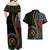 Proudly Ni-Van Sandroing Inspired Couples Matching Off Shoulder Maxi Dress and Hawaiian Shirt Shefa Classic Style