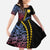 Proudly Ni-Van Sandroing Inspired Family Matching Long Sleeve Bodycon Dress and Hawaiian Shirt Shefa Classic Style