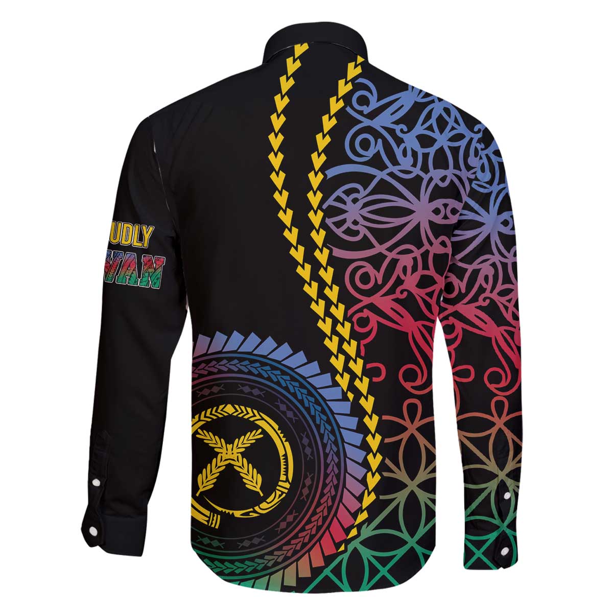 Proudly Ni-Van Sandroing Inspired Family Matching Off The Shoulder Long Sleeve Dress and Hawaiian Shirt Shefa Classic Style