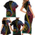 Proudly Ni-Van Sandroing Inspired Family Matching Short Sleeve Bodycon Dress and Hawaiian Shirt Shefa Classic Style