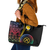 Proudly Ni-Van Sandroing Inspired Leather Tote Bag Shefa Classic Style