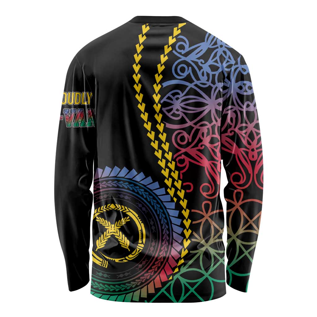 Proudly Ni-Van Sandroing Inspired Long Sleeve Shirt Shefa Classic Style LT7 - Polynesian Pride
