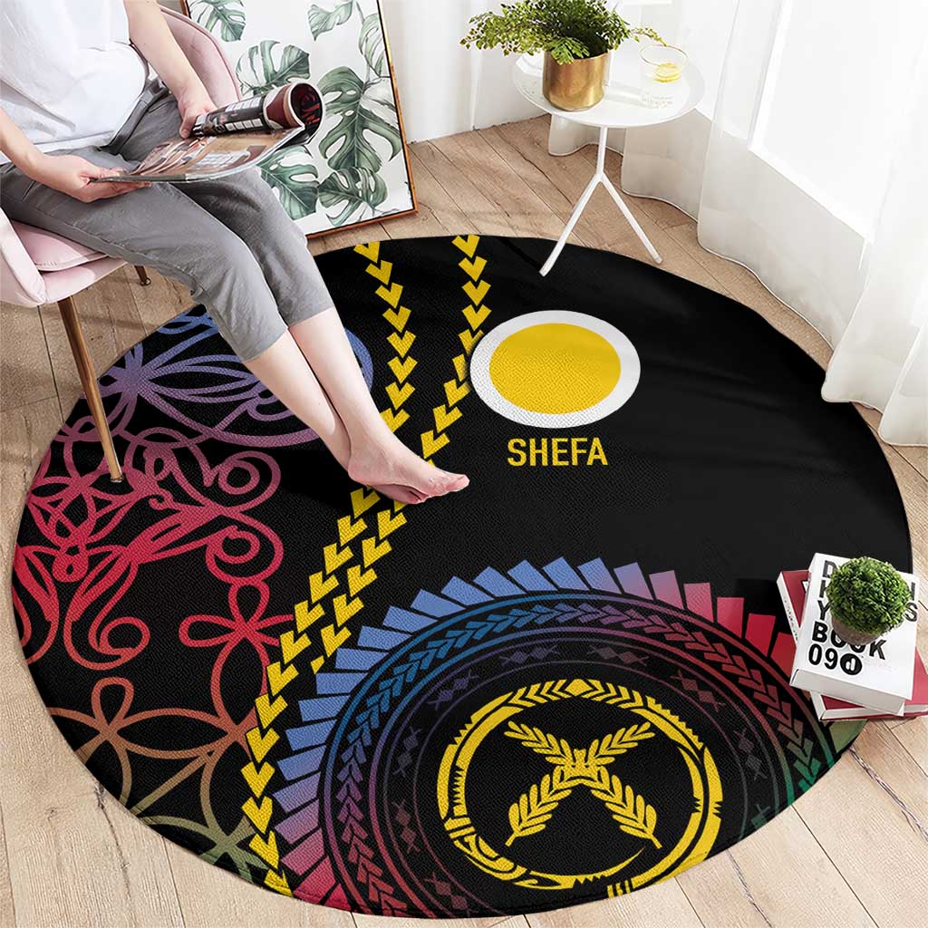 Proudly Ni-Van Sandroing Inspired Round Carpet Shefa Classic Style