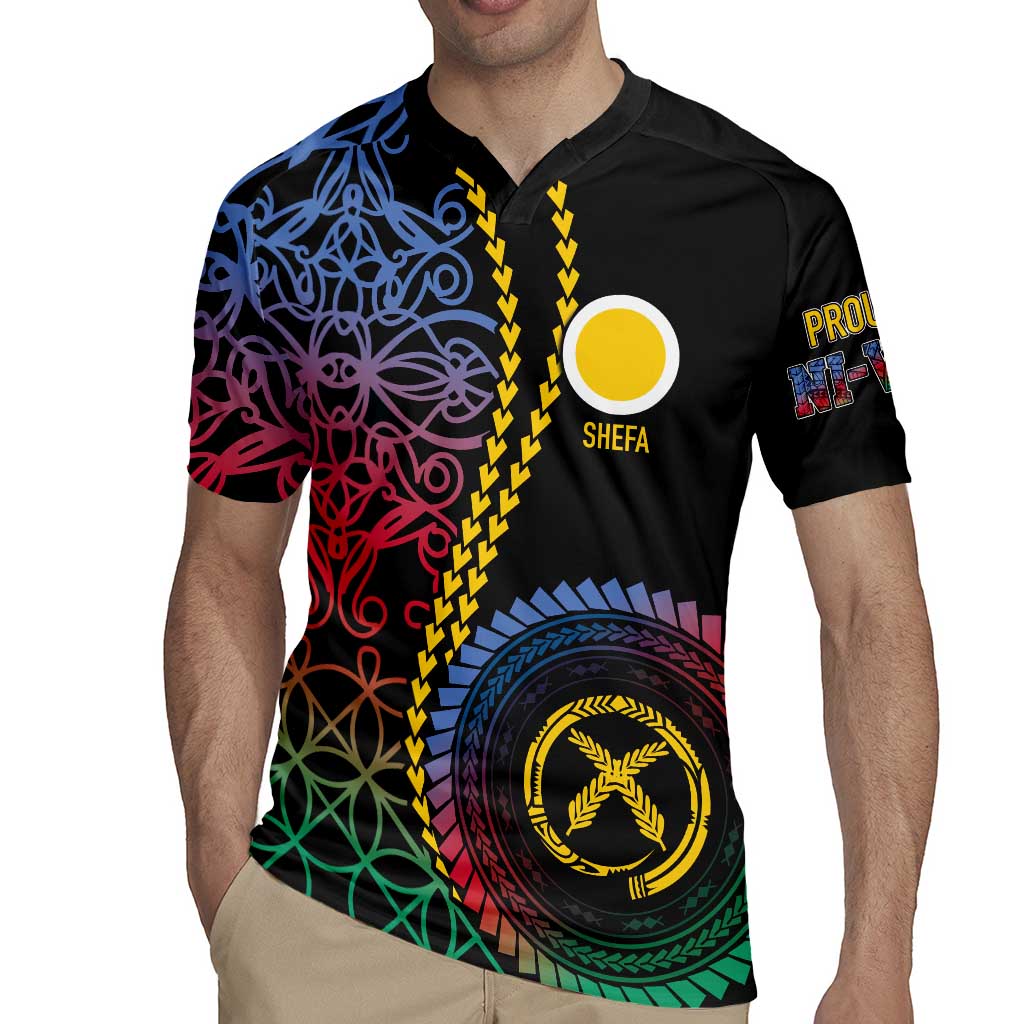 Proudly Ni-Van Sandroing Inspired Rugby Jersey Shefa Classic Style LT7 - Polynesian Pride