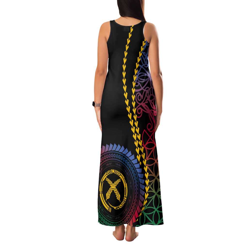 Proudly Ni-Van Sandroing Inspired Tank Maxi Dress Shefa Classic Style