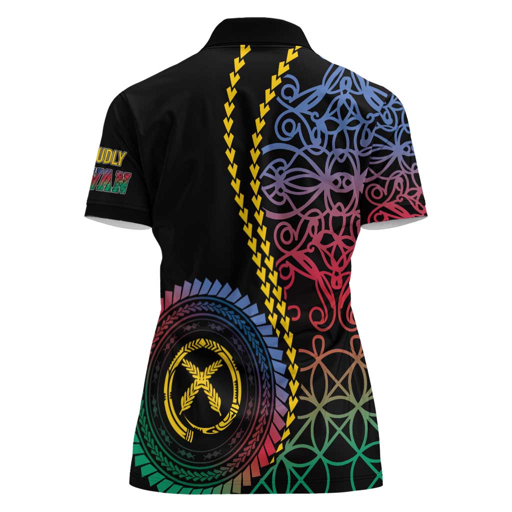 Proudly Ni-Van Sandroing Inspired Women Polo Shirt Shefa Classic Style